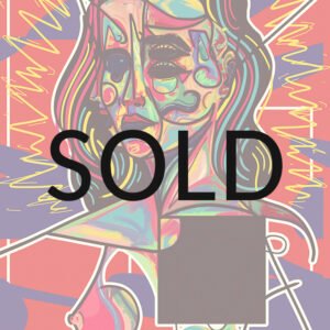 N123 Portrait of a woman with naked titties and probably on acid / EXCLUSIVE 1 COPY