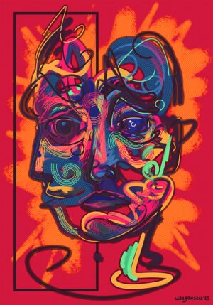 N133 Experimental portrait