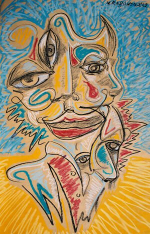 DP030 Self portrait, remission, expressive #?