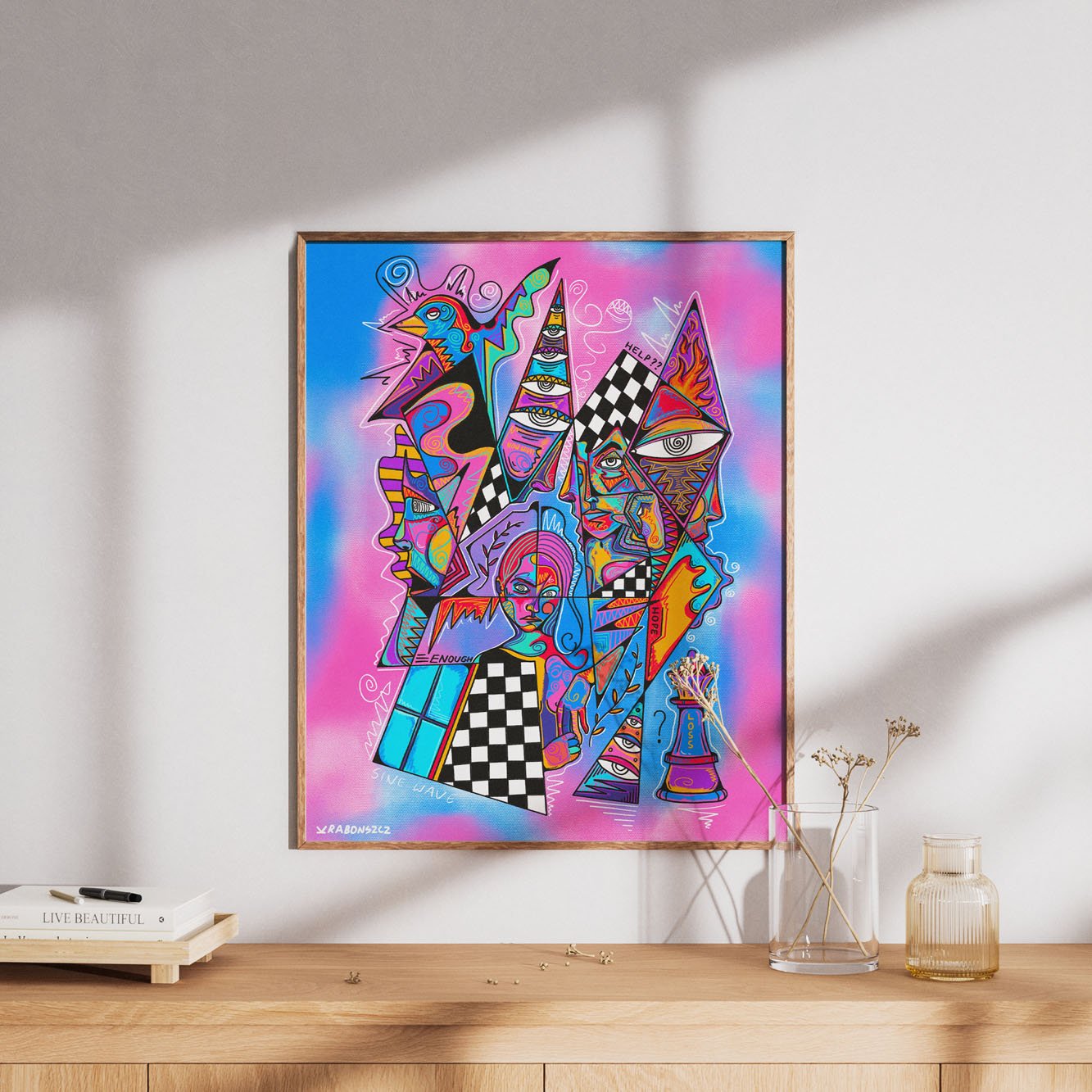 N183 Sine wave / poster - obrazek 3