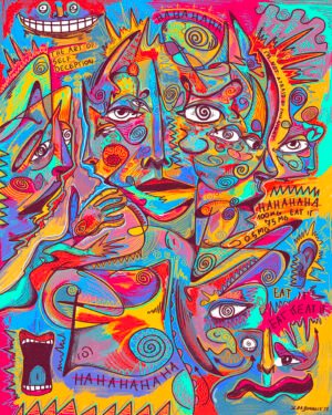 N188 Art of self deception / poster