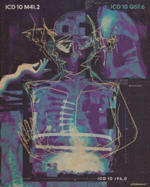 N218 ICD 10 M41.2 / Q67.6 / J96.0 plakat