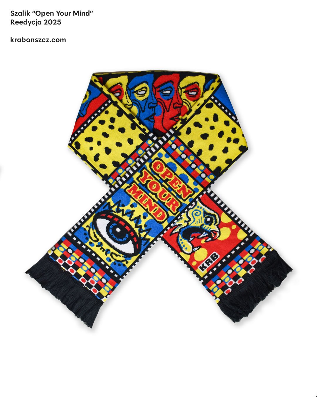 Szalik "OPEN YOUR MIND" 2025 - obrazek 2