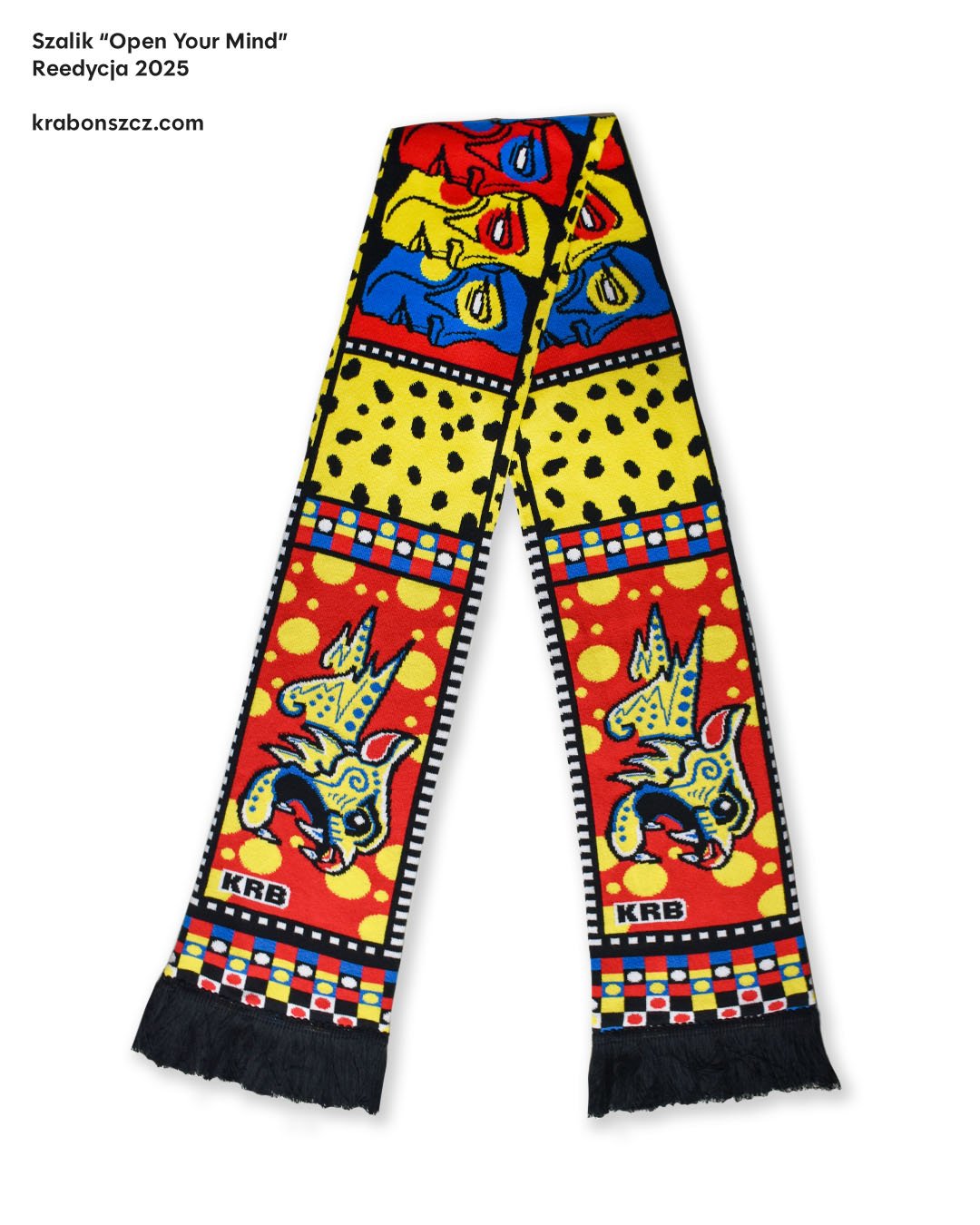 Szalik "OPEN YOUR MIND" 2025 - obrazek 5