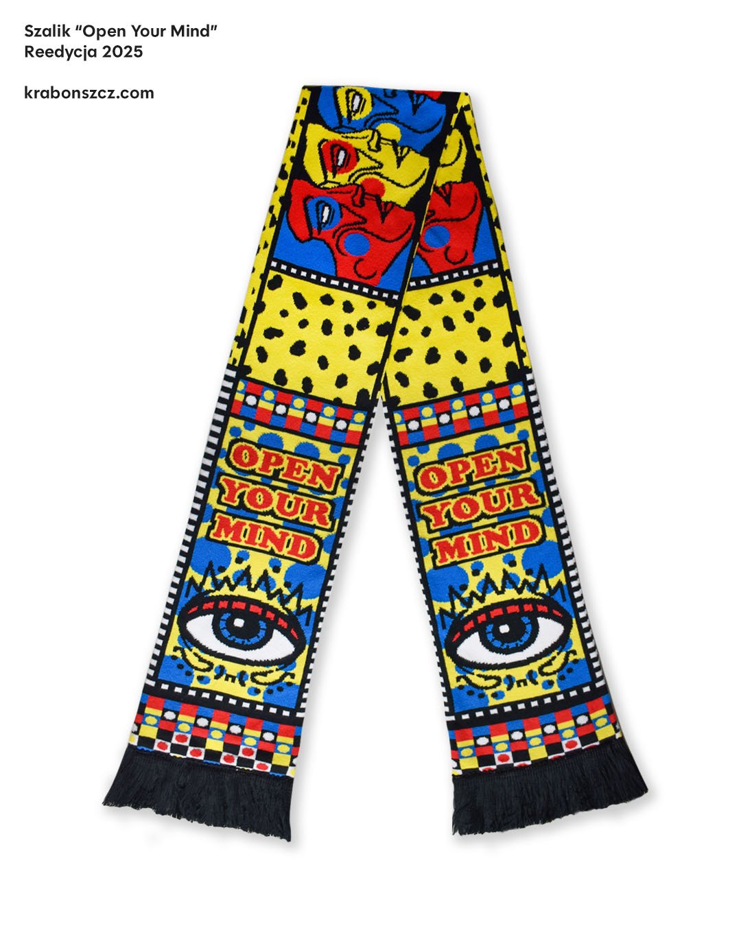 Szalik "OPEN YOUR MIND" 2025 - obrazek 6