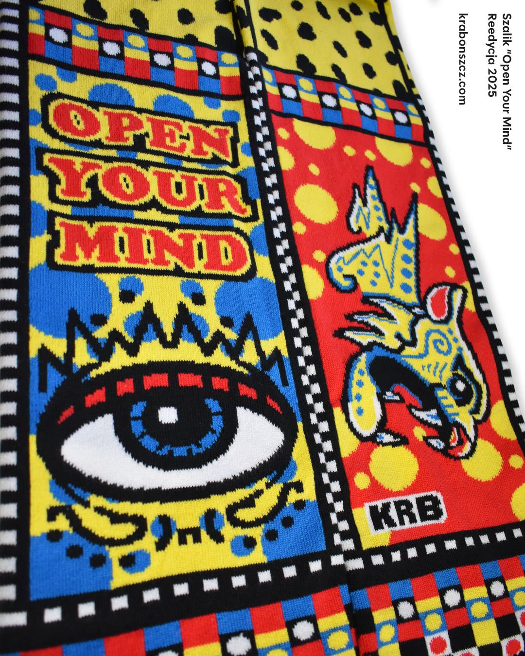 Szalik "OPEN YOUR MIND" 2025 - obrazek 4