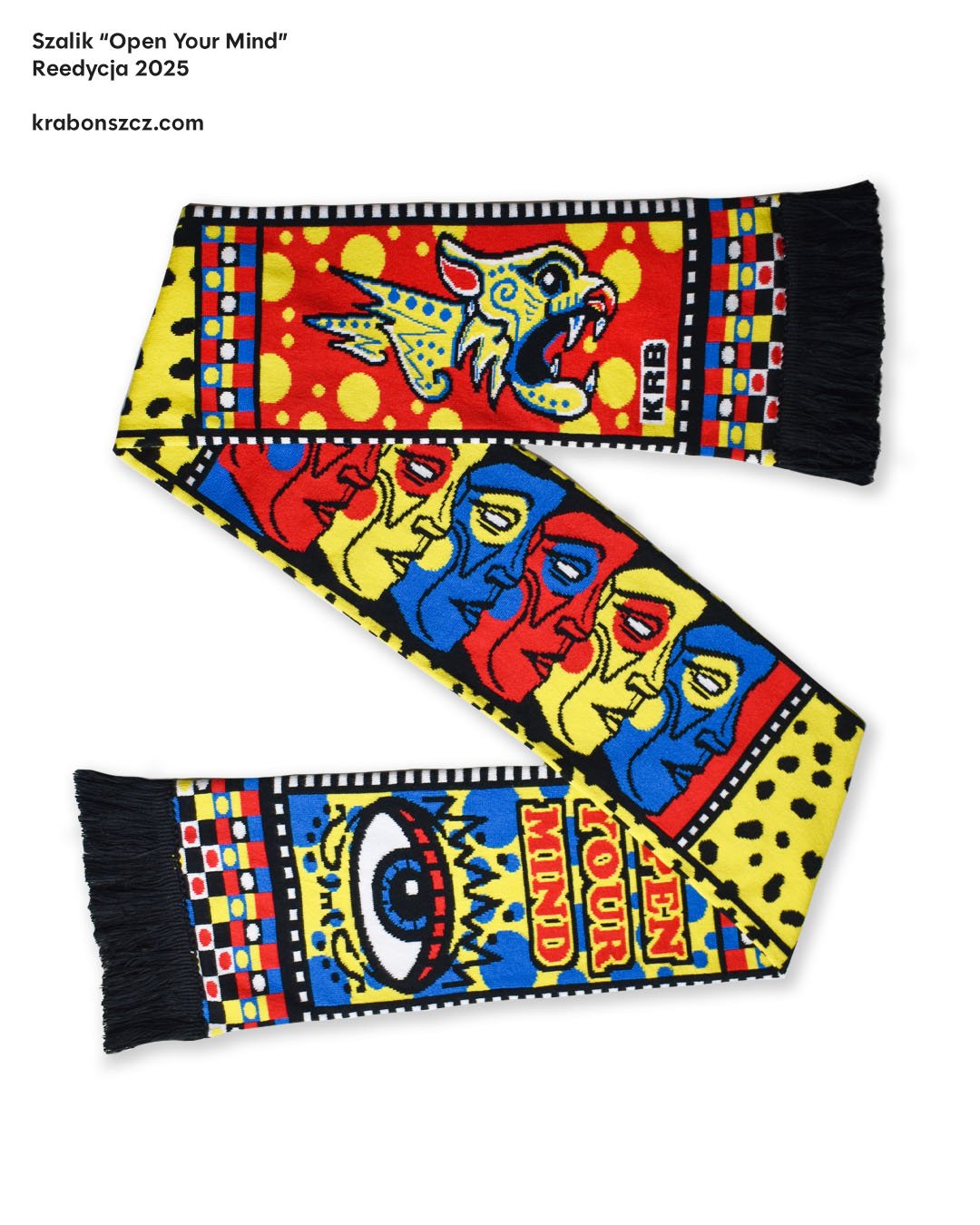 Szalik "OPEN YOUR MIND" 2025 - obrazek 7