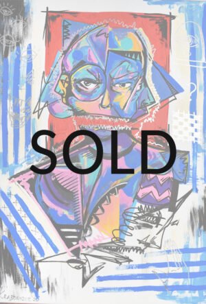 P052 "Zgrzyt" obraz malarski